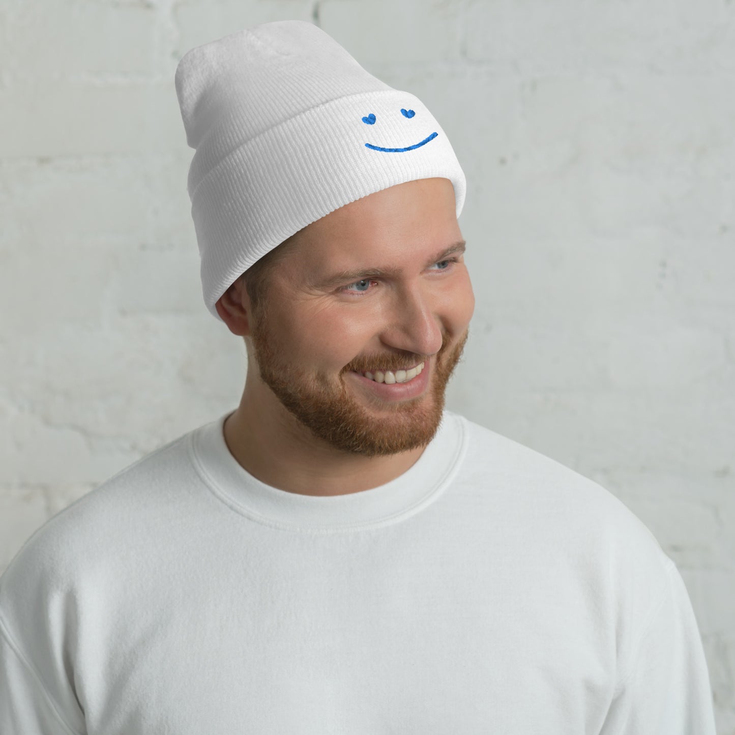 SMILE Cuffed Beanie