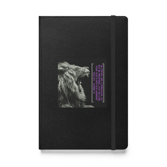 Joshua 1:9 Hardcover bound notebook