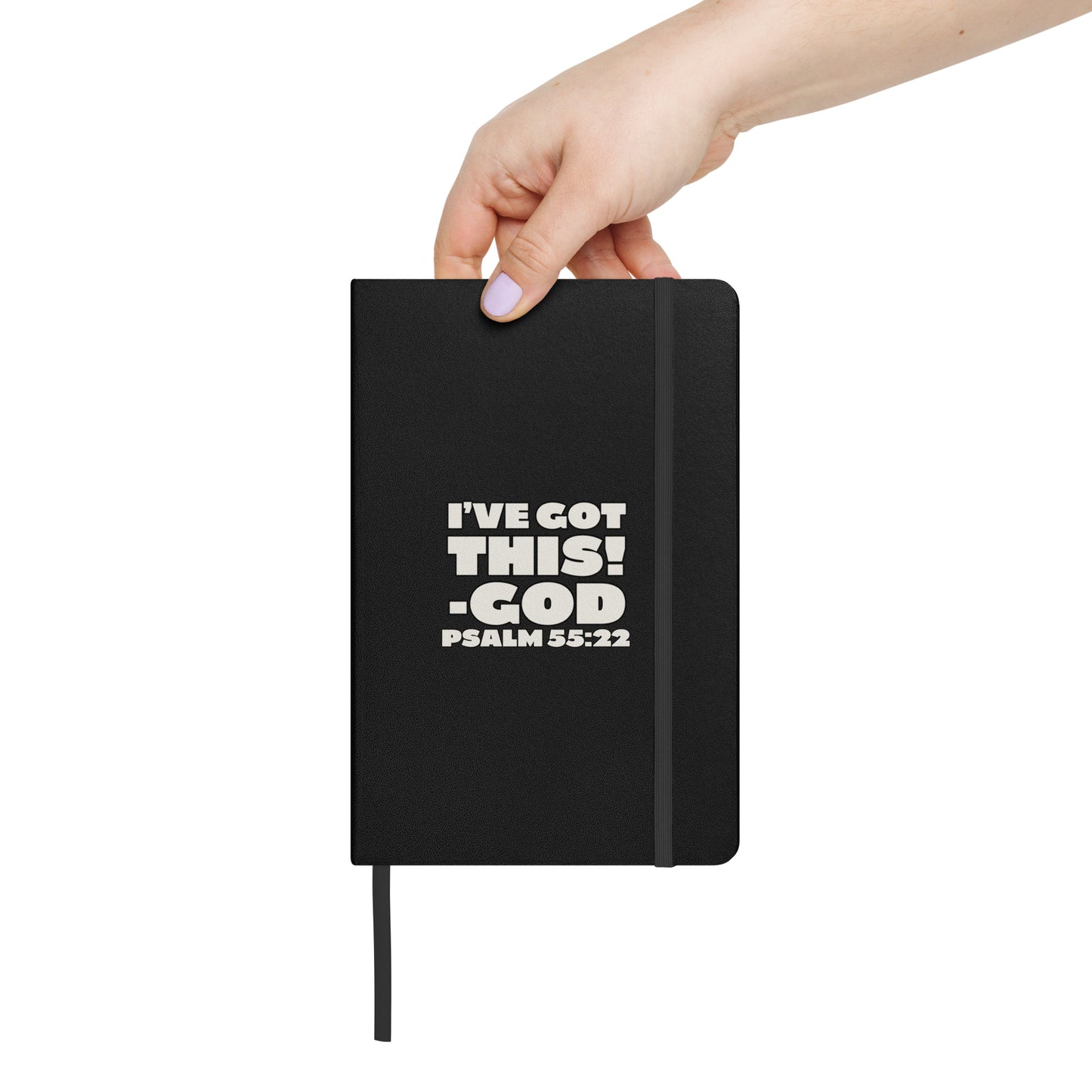 Psalm 55:22 Hardcover bound notebook