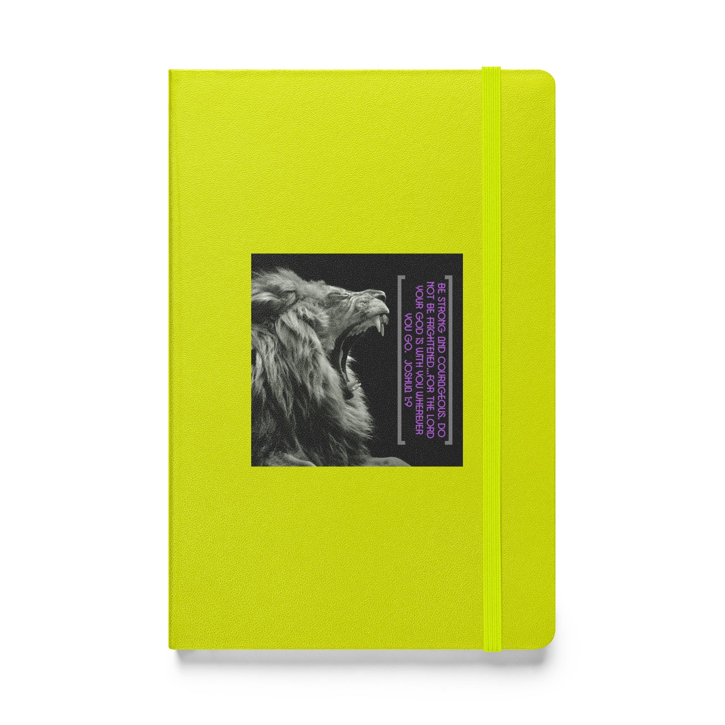 Joshua 1:9 Hardcover bound notebook