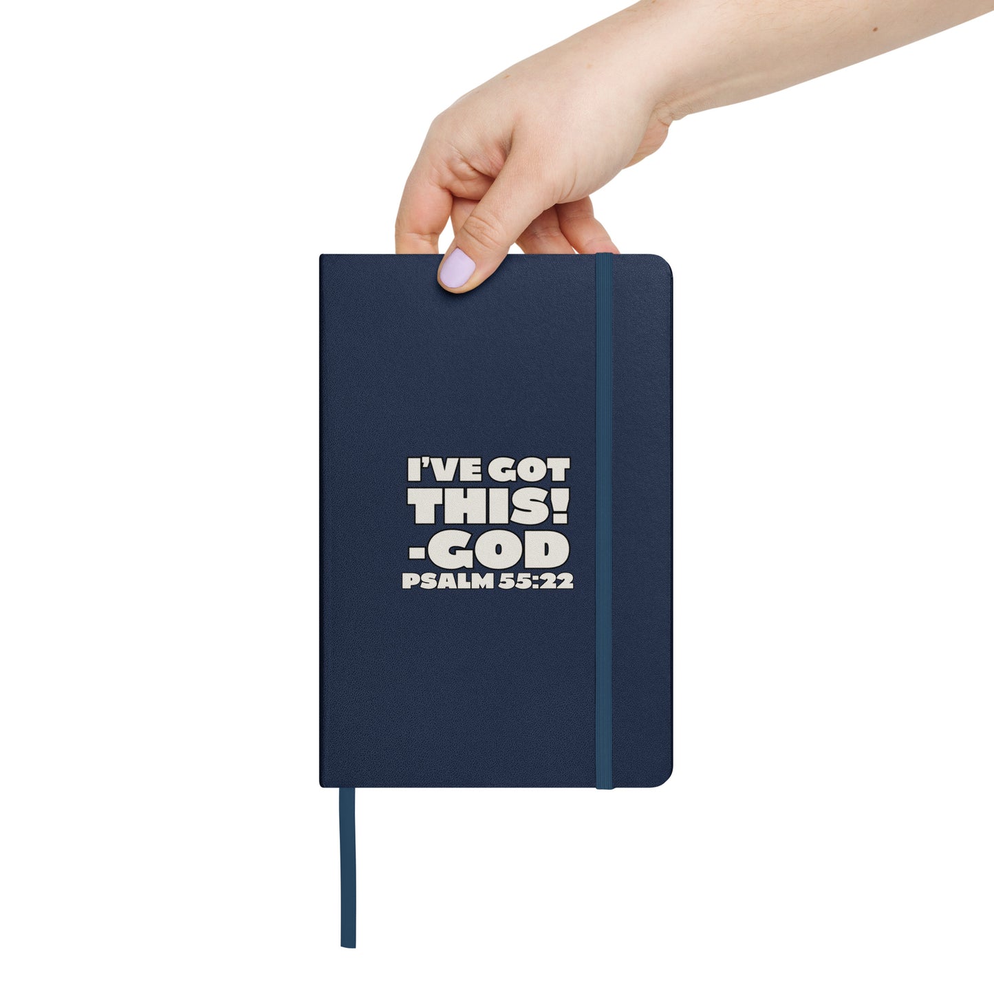 Psalm 55:22 Hardcover bound notebook