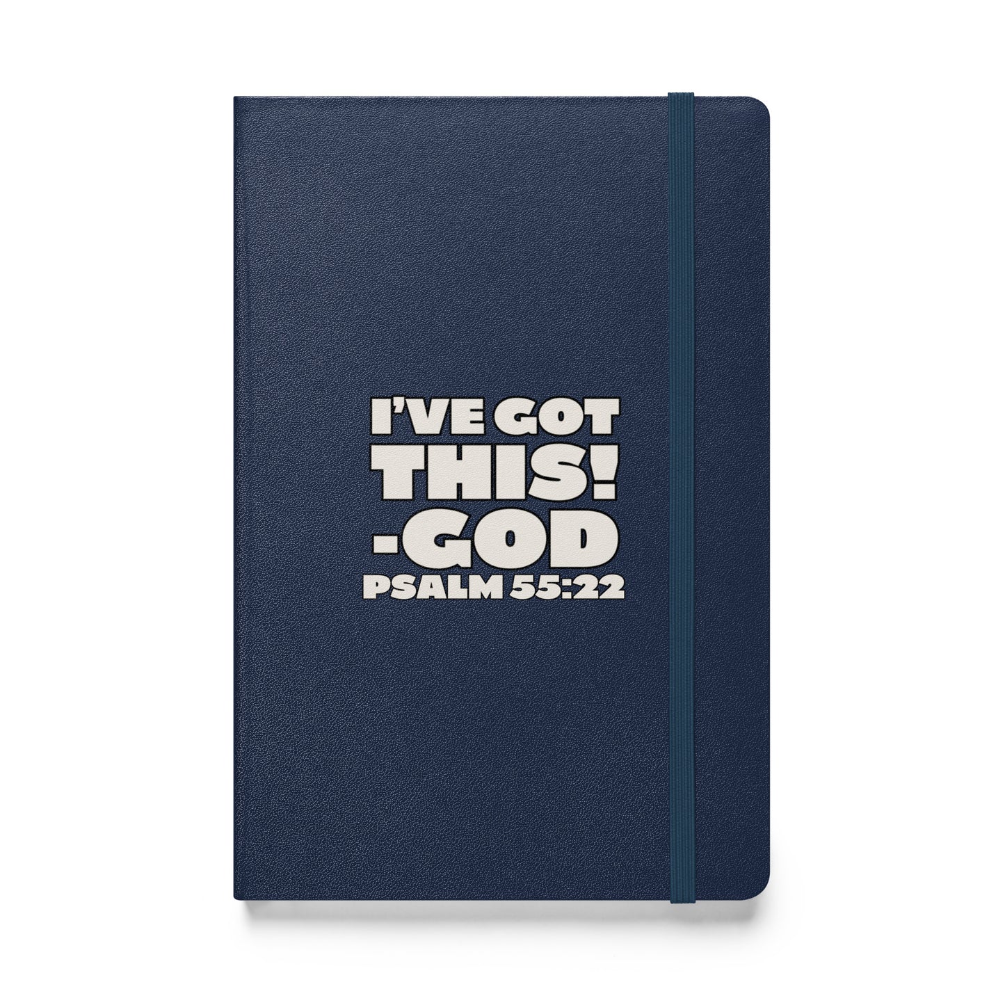 Psalm 55:22 Hardcover bound notebook