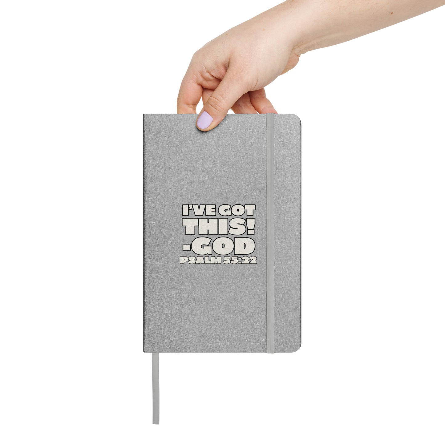 Psalm 55:22 Hardcover bound notebook