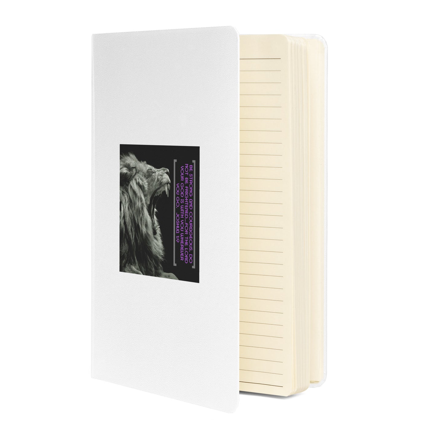 Joshua 1:9 Hardcover bound notebook