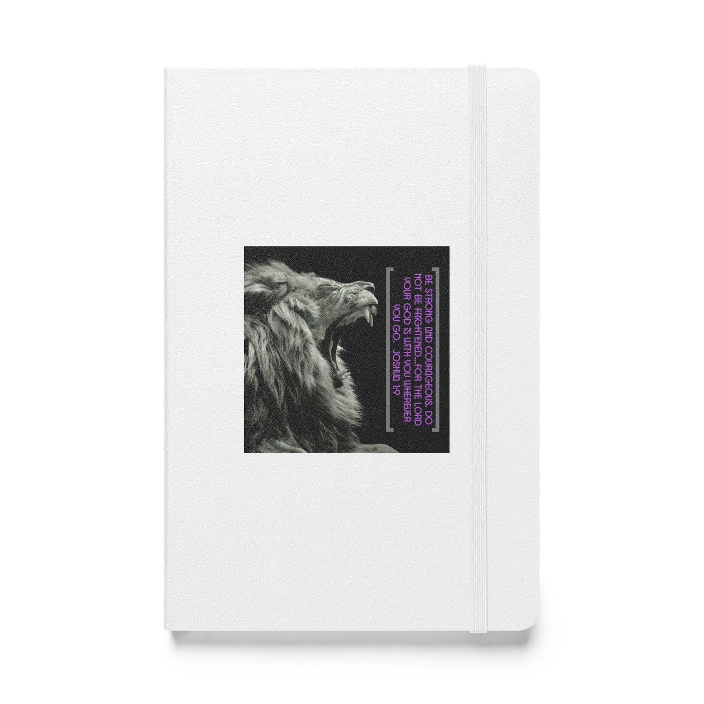 Joshua 1:9 Hardcover bound notebook