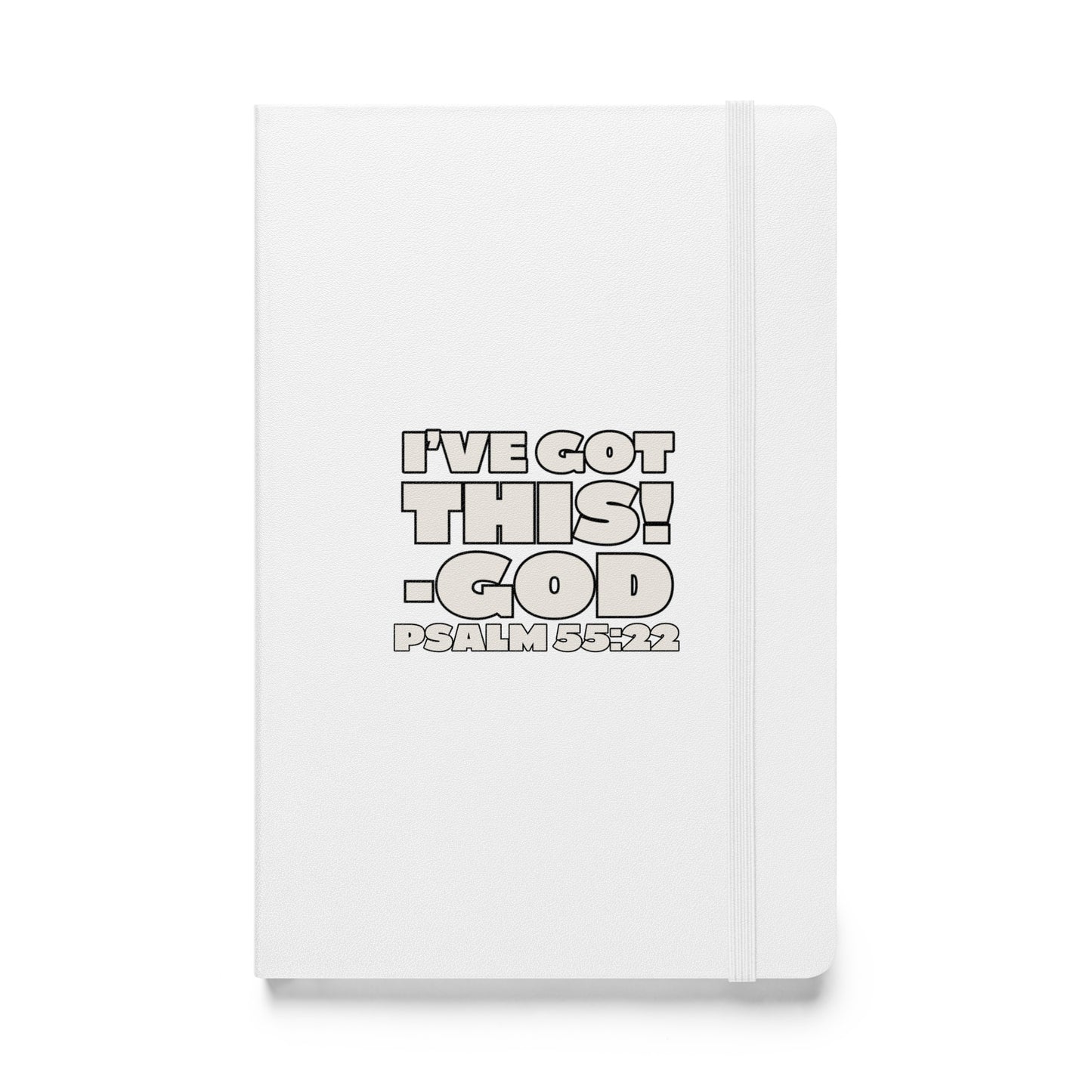 Psalm 55:22 Hardcover bound notebook