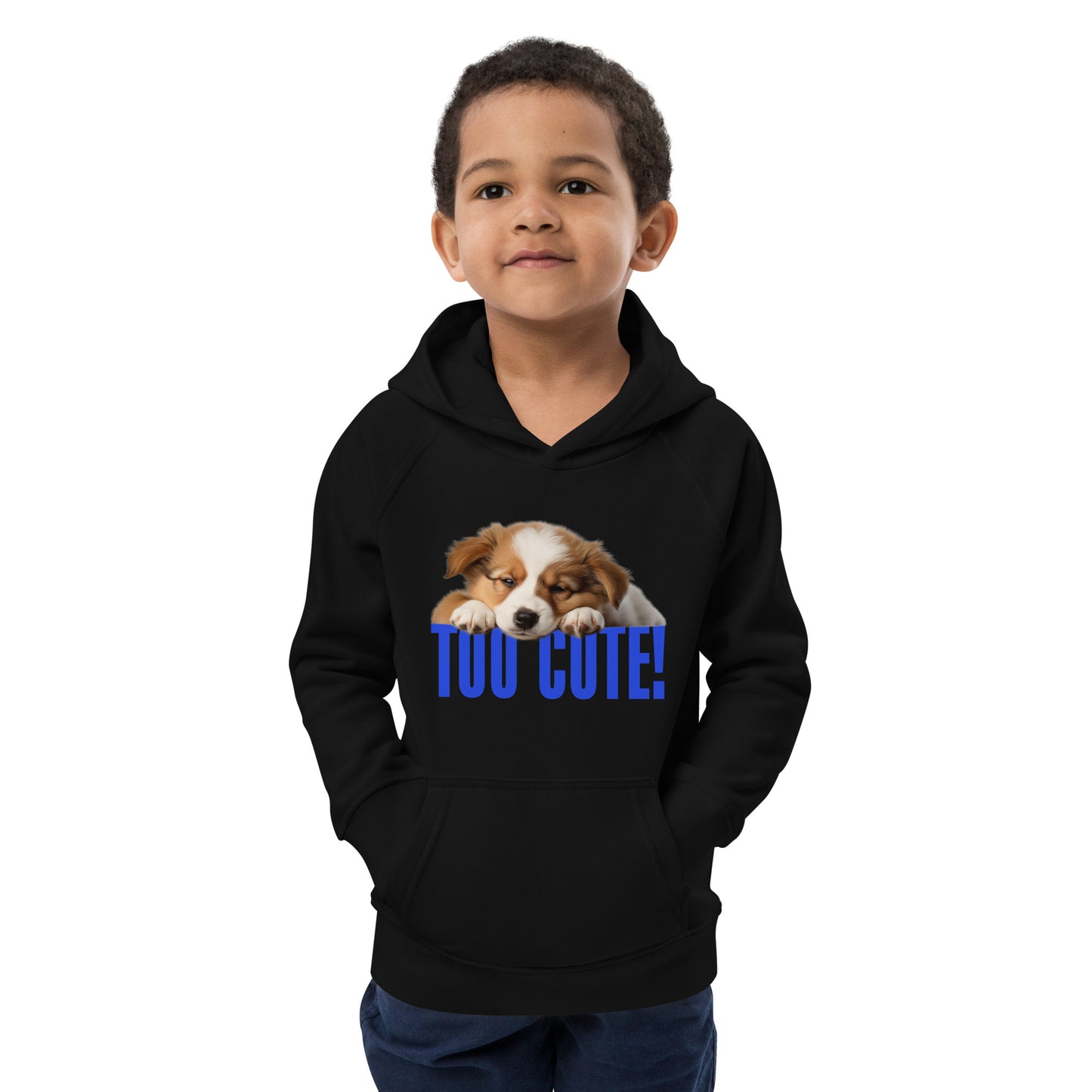 TOO CUTE Kids eco hoodie