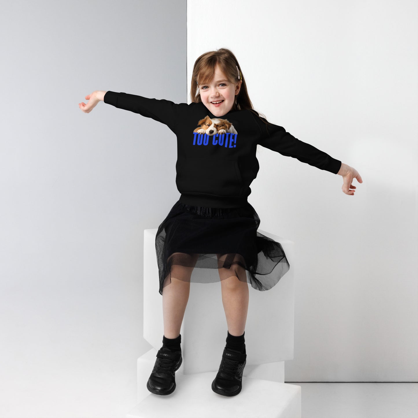 TOO CUTE Kids eco hoodie