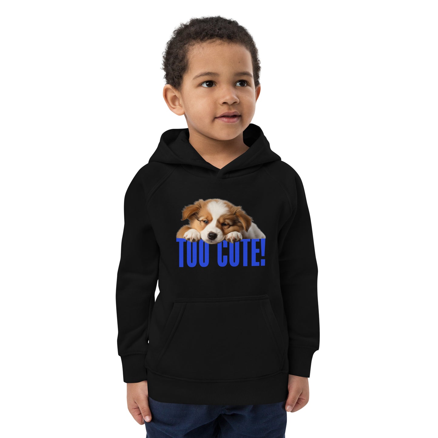 TOO CUTE Kids eco hoodie