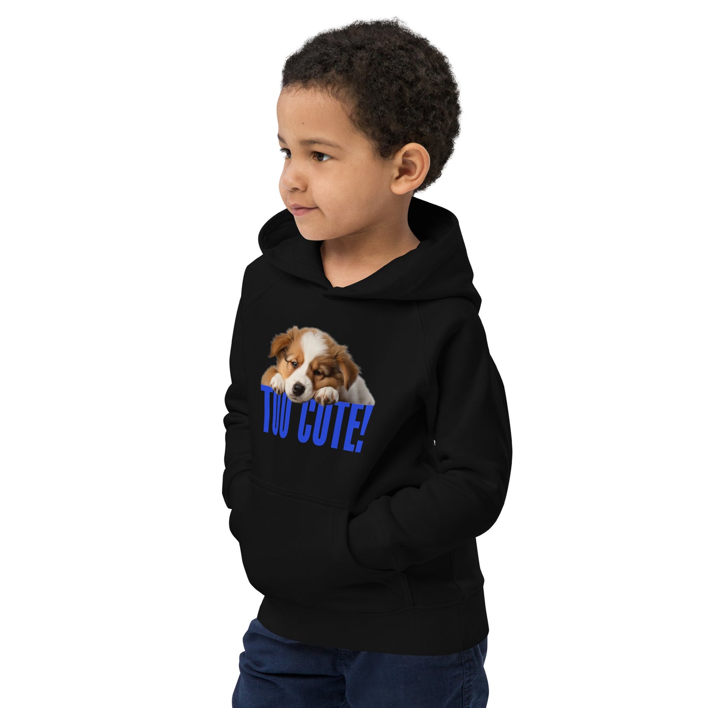 TOO CUTE Kids eco hoodie