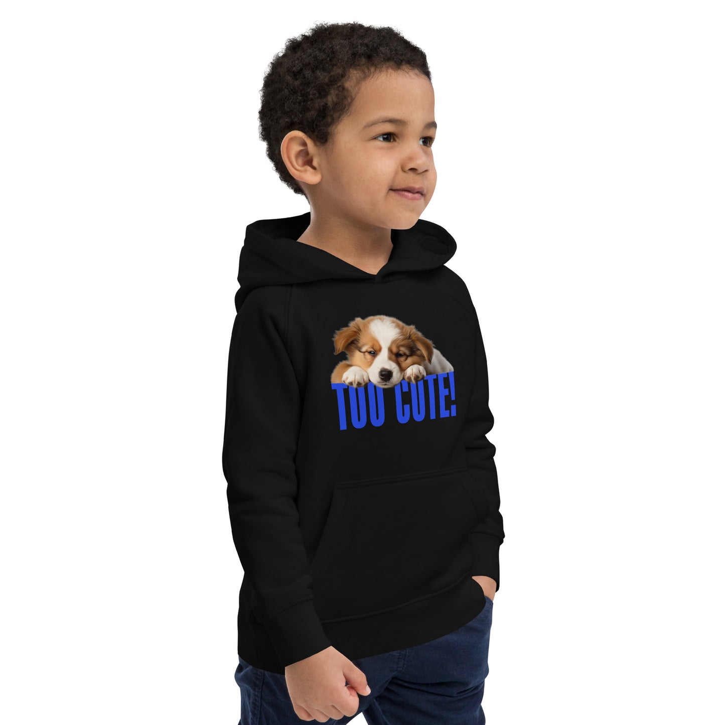 TOO CUTE Kids eco hoodie