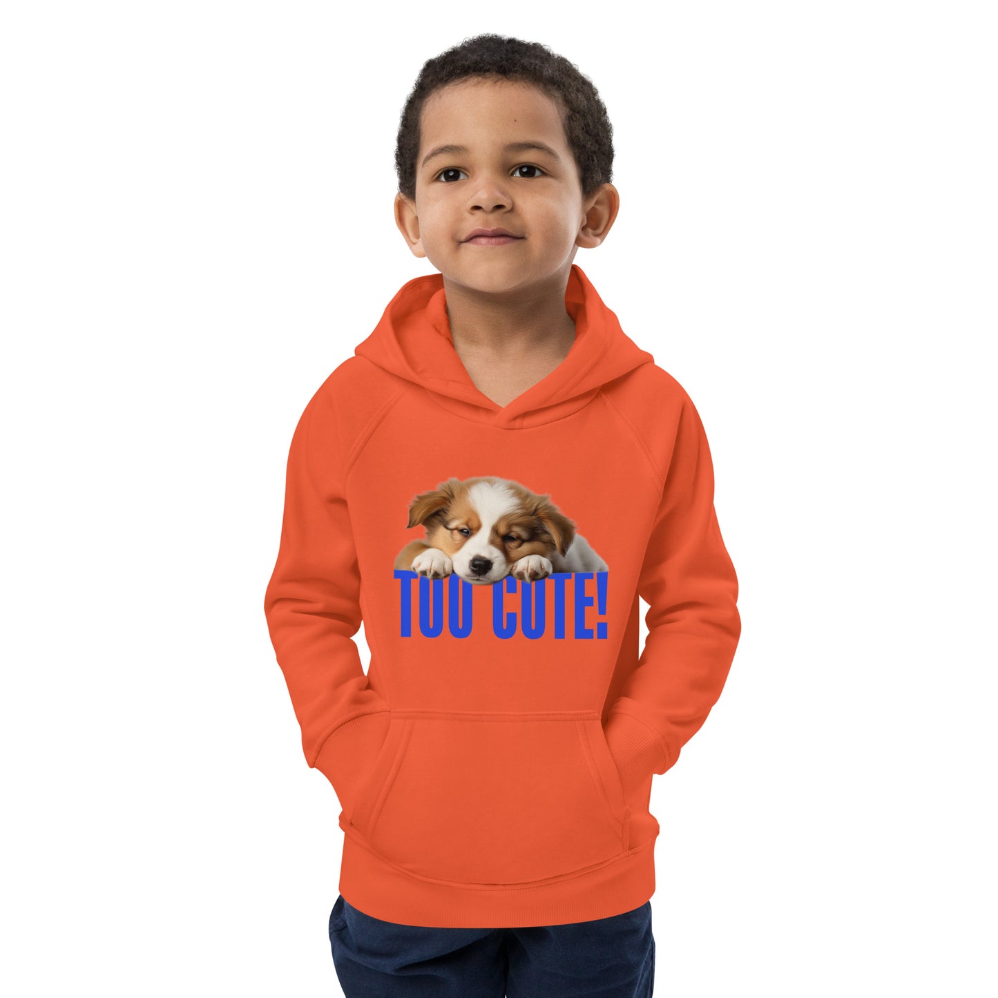 TOO CUTE Kids eco hoodie