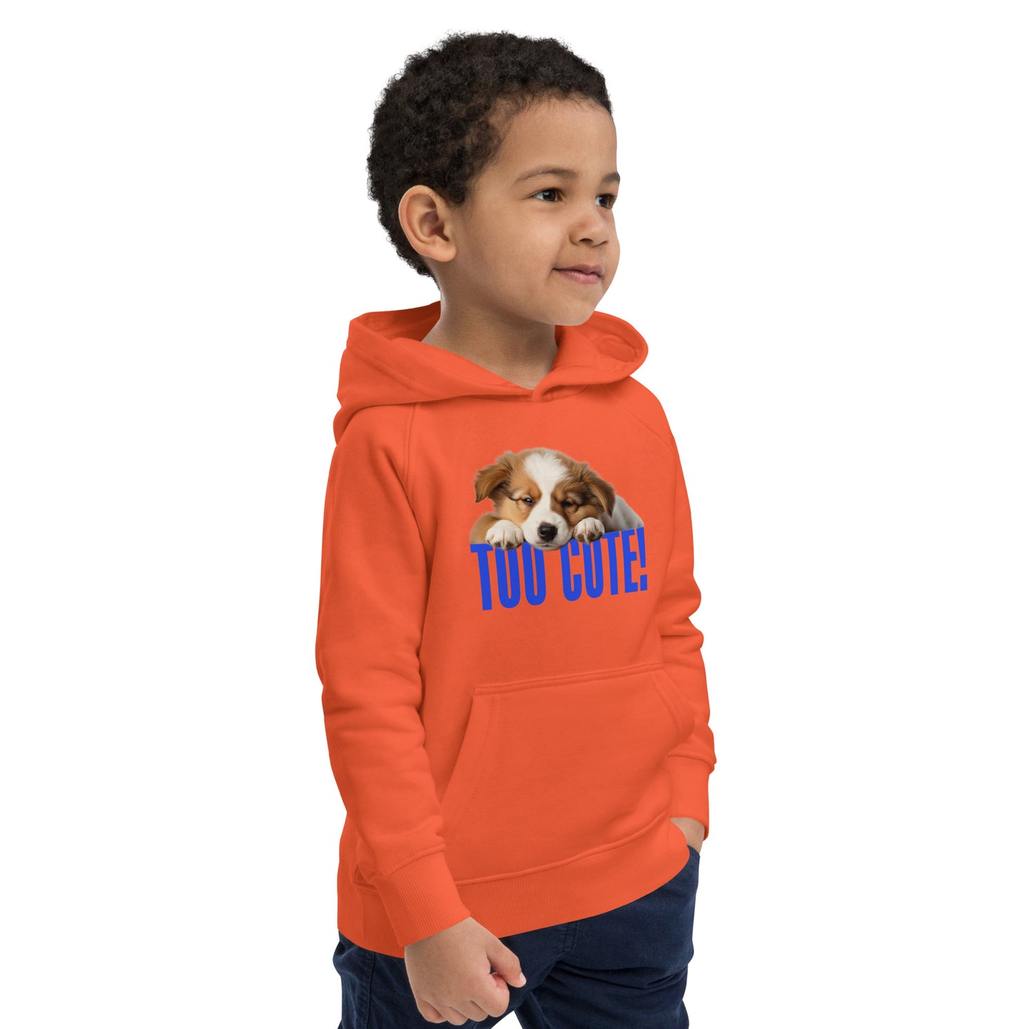 TOO CUTE Kids eco hoodie