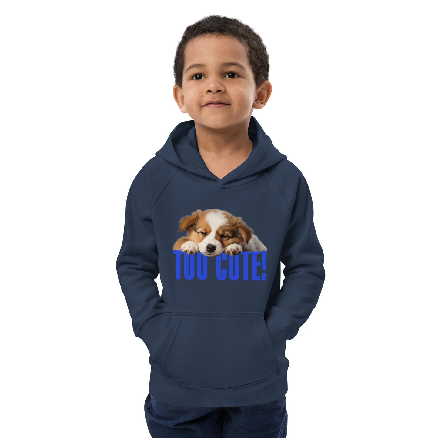 TOO CUTE Kids eco hoodie