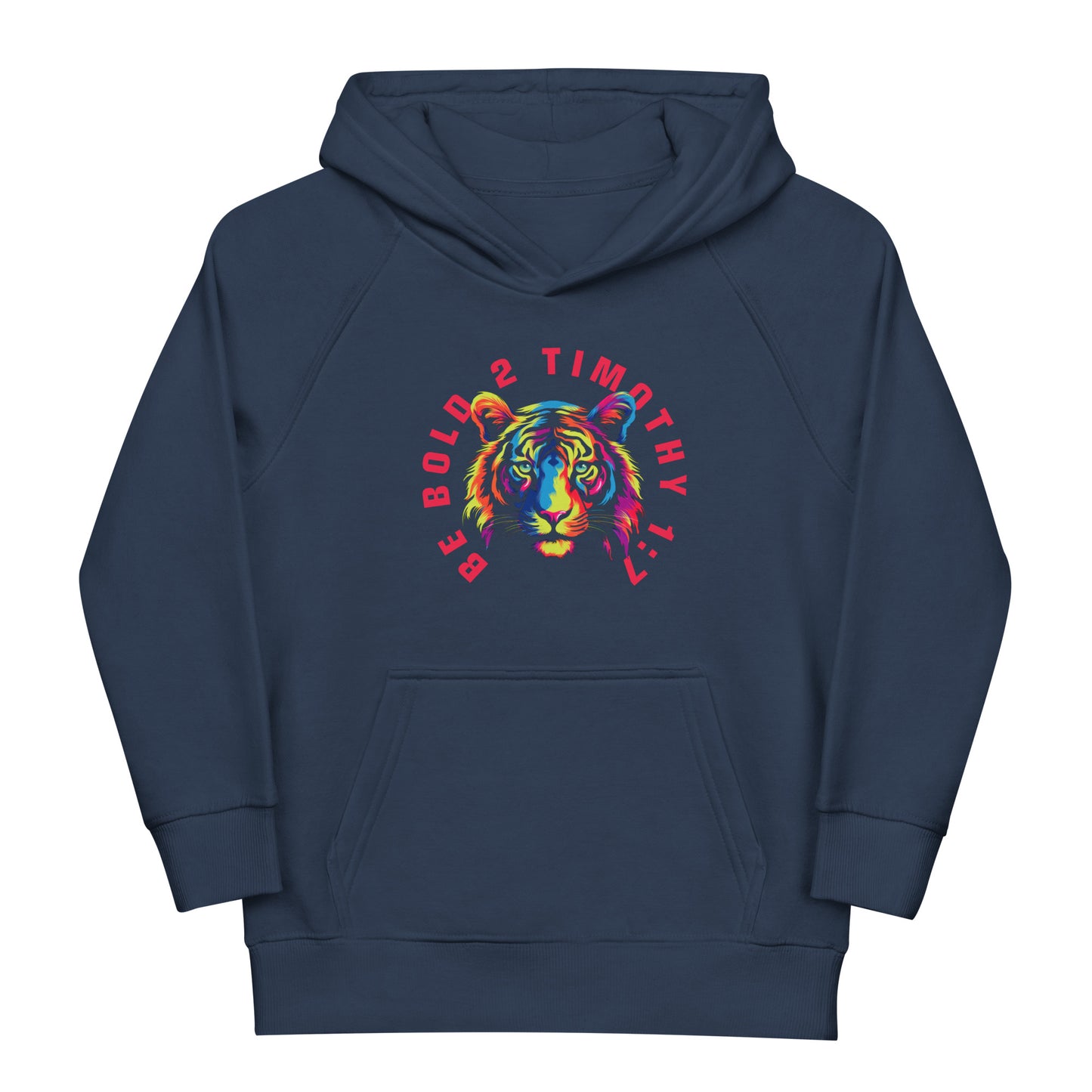 BE BOLD TIGER Kids eco hoodie