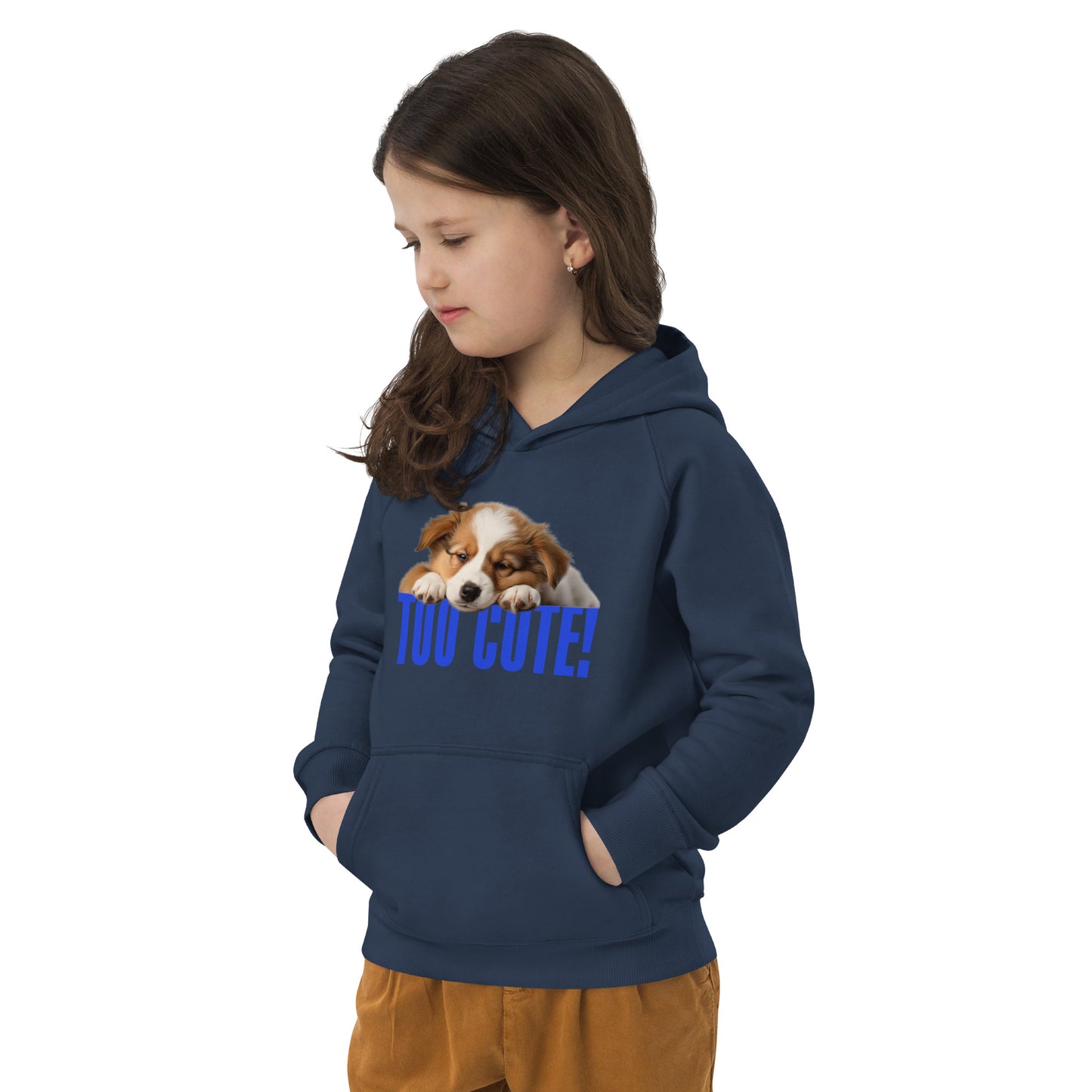 TOO CUTE Kids eco hoodie