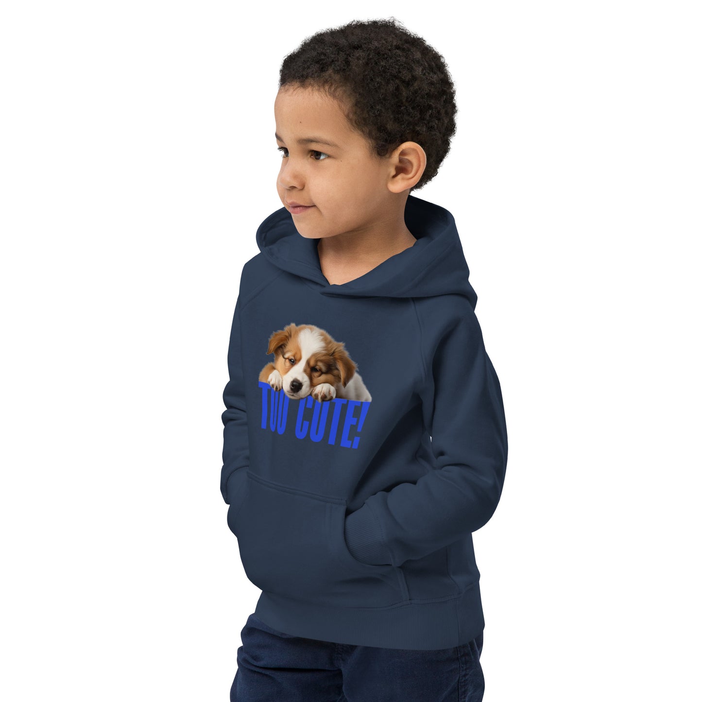 TOO CUTE Kids eco hoodie