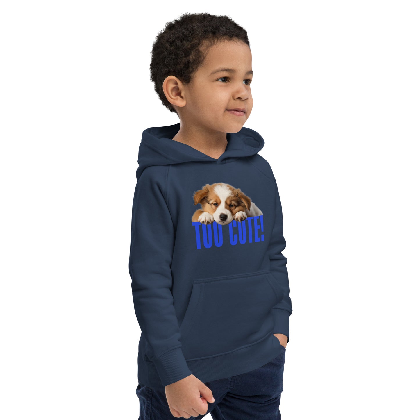 TOO CUTE Kids eco hoodie