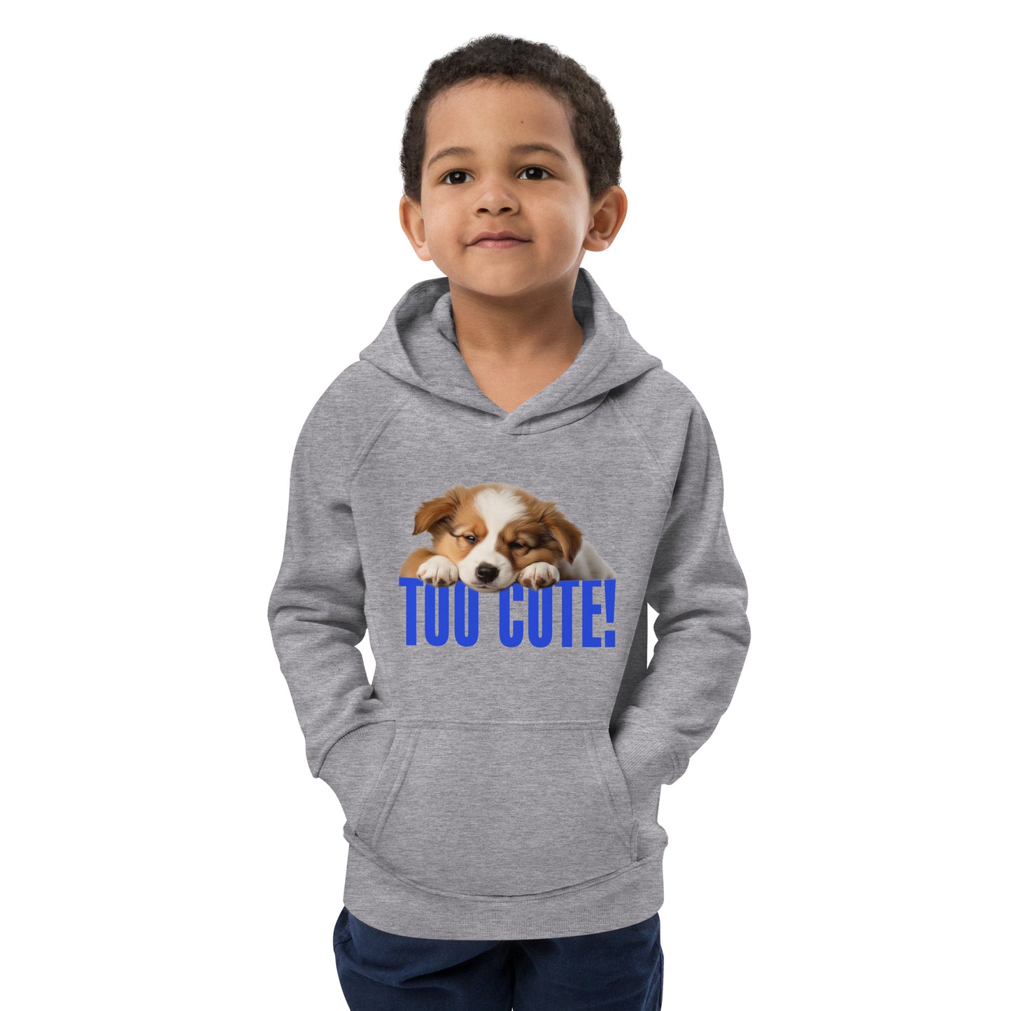 TOO CUTE Kids eco hoodie