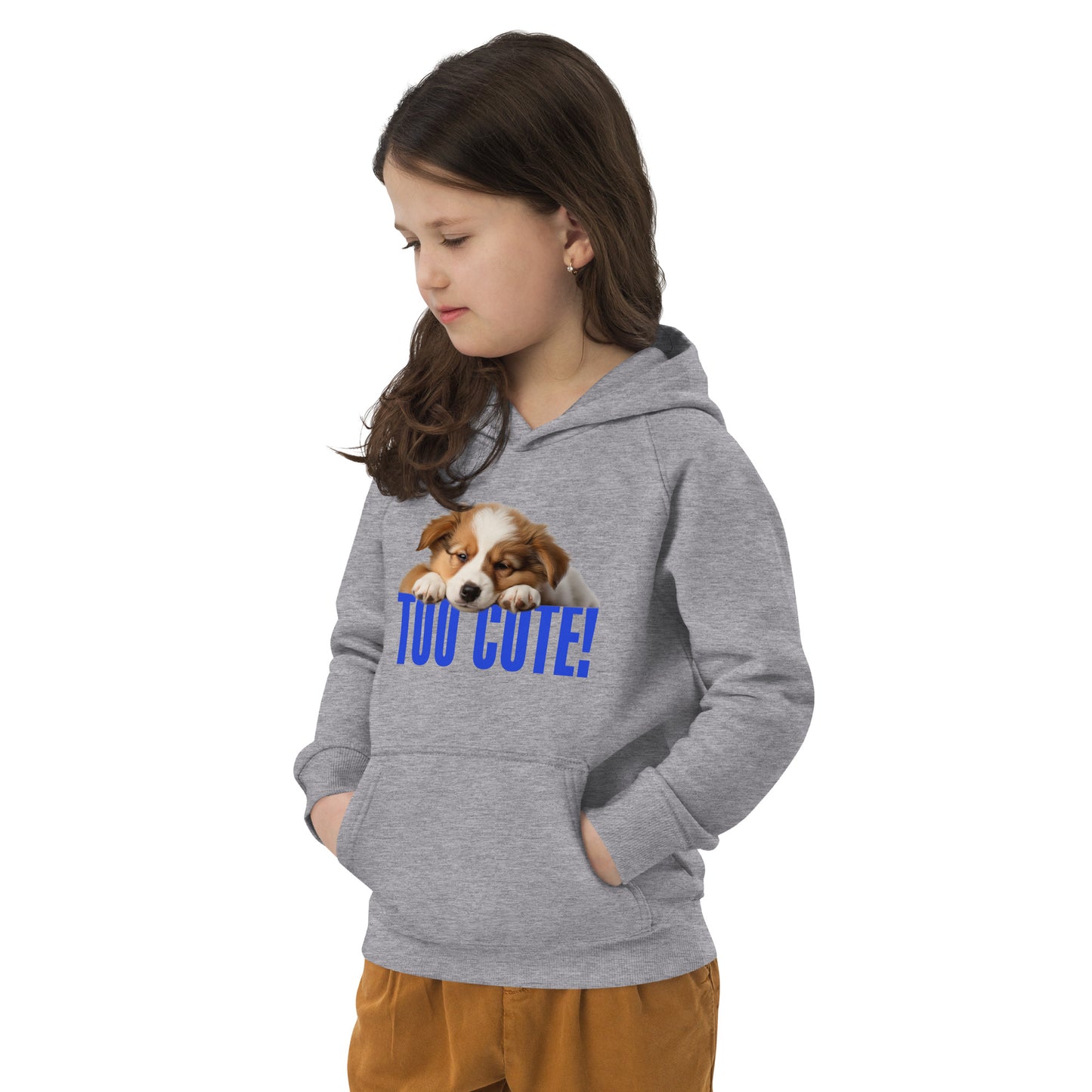 TOO CUTE Kids eco hoodie