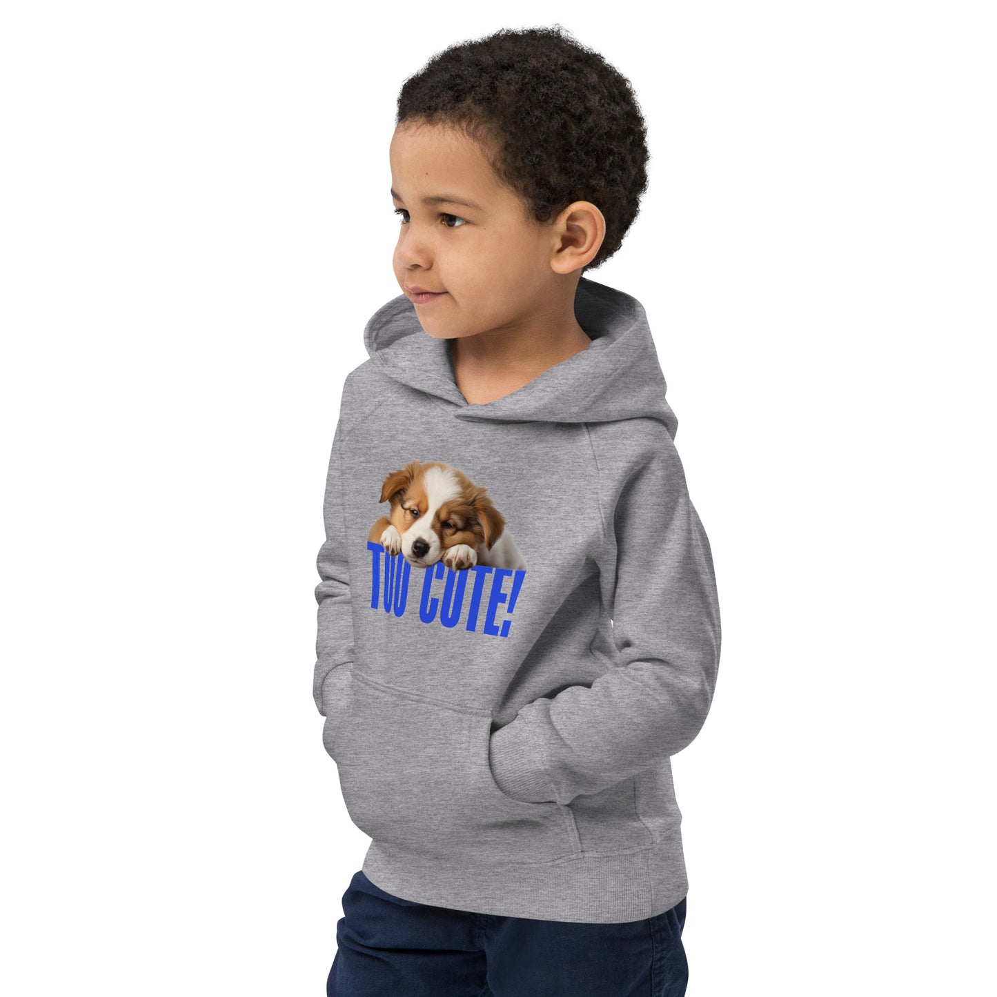 TOO CUTE Kids eco hoodie