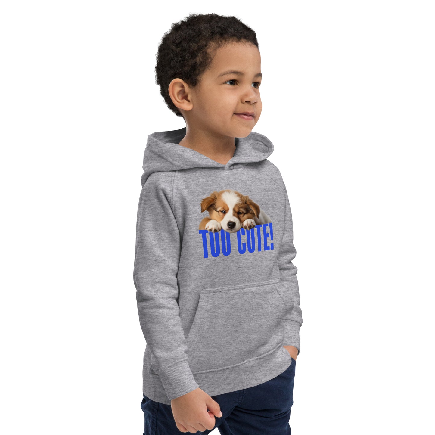 TOO CUTE Kids eco hoodie