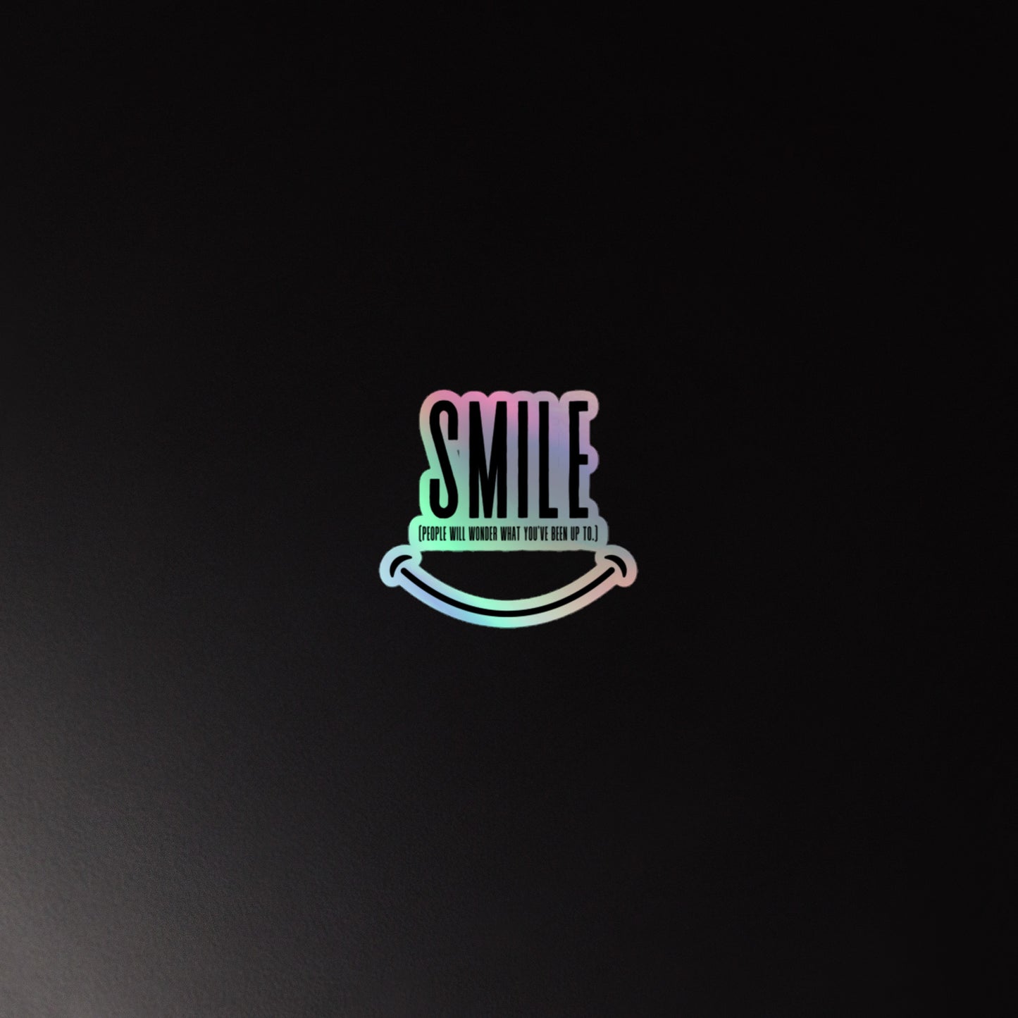 SMILE Holographic stickers