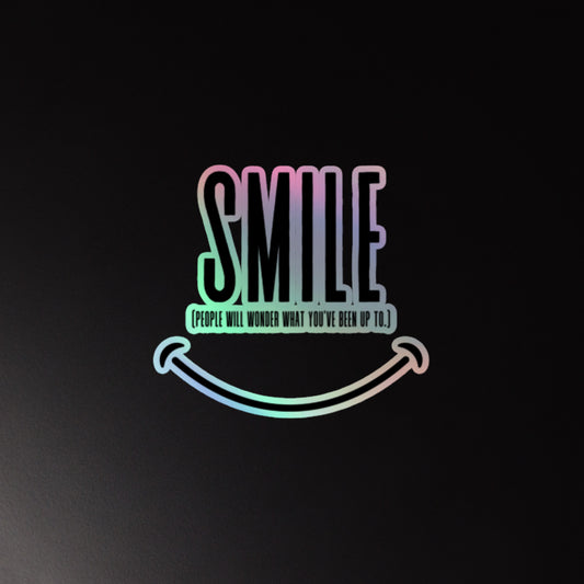 SMILE Holographic stickers