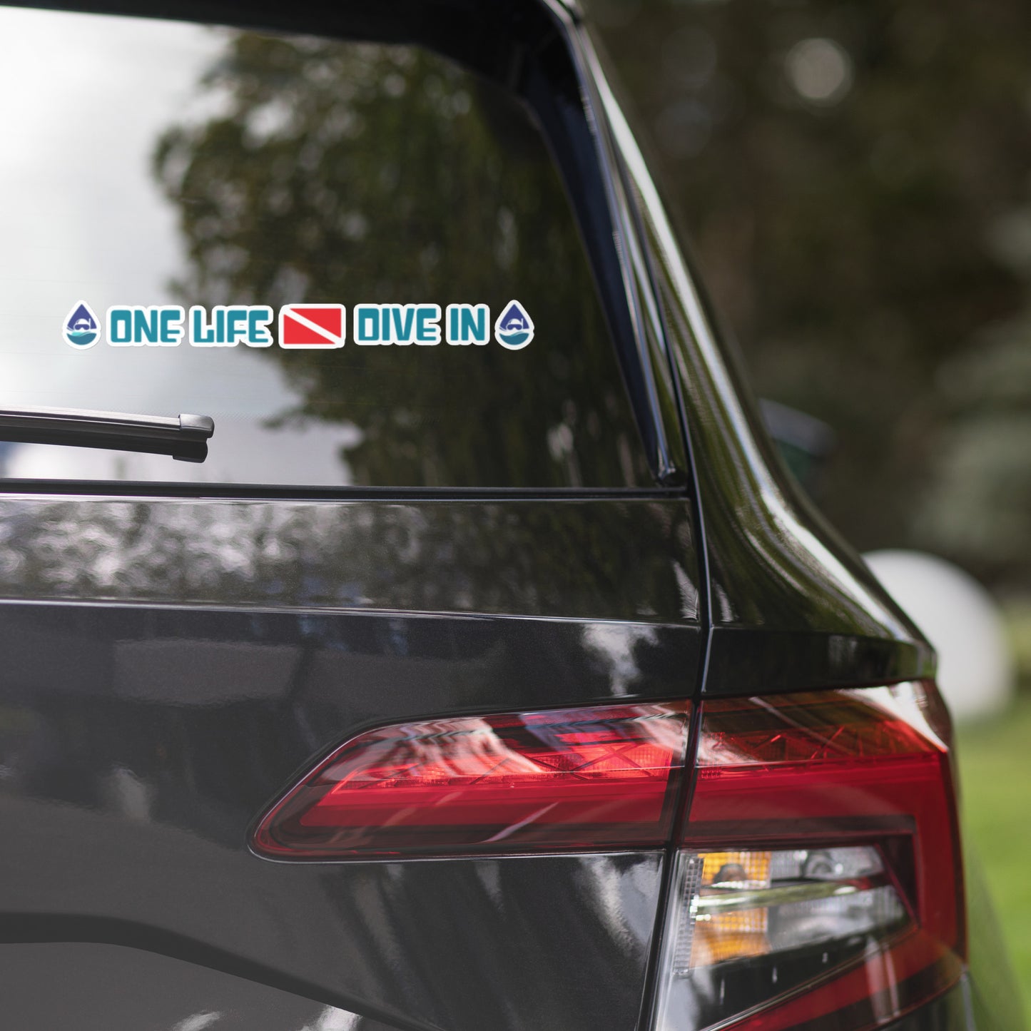 DIVE IN 2 Bumper Bubble-free stickers