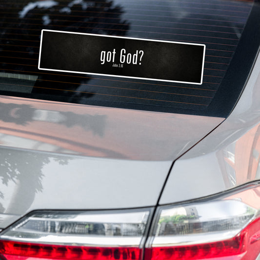 GOT GOD? Bubble-free stickers