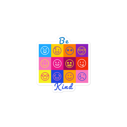 BE KIND 2 Bubble-free stickers