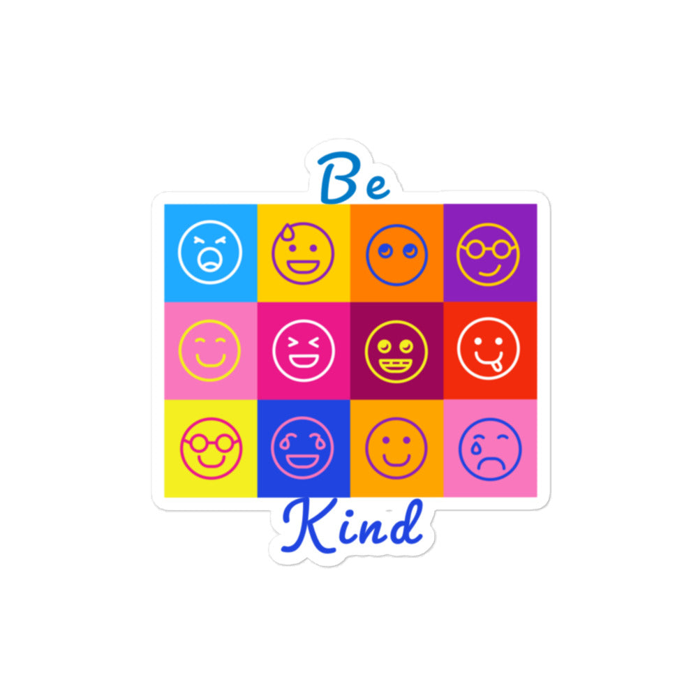 BE KIND 2 Bubble-free stickers