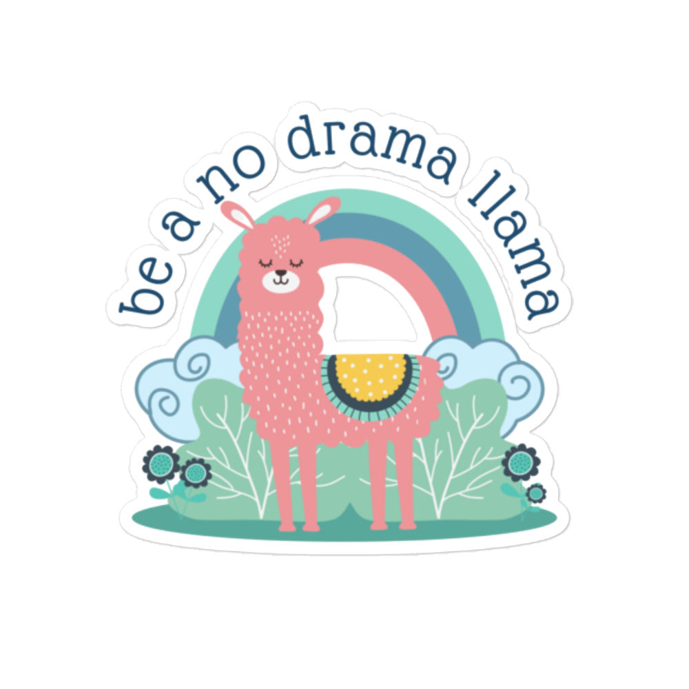 NO DRAMA Bubble-free stickers