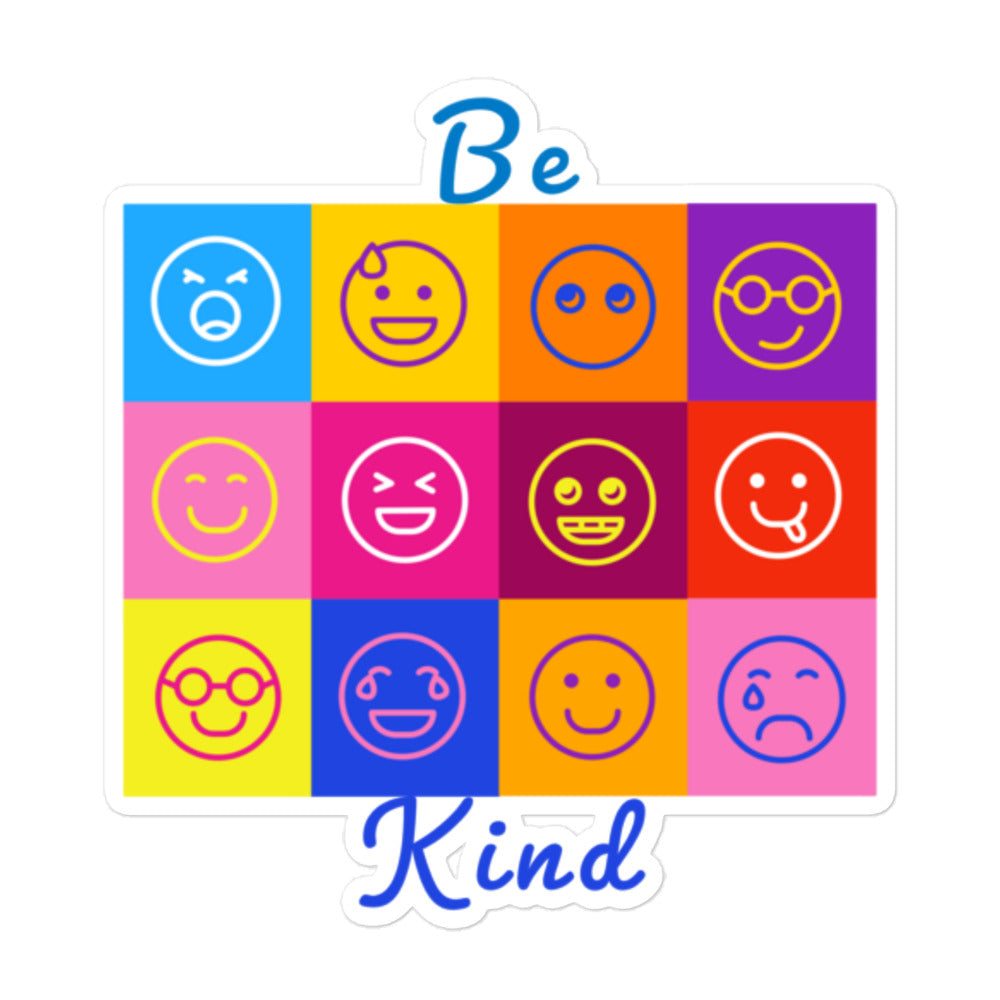 BE KIND 2 Bubble-free stickers