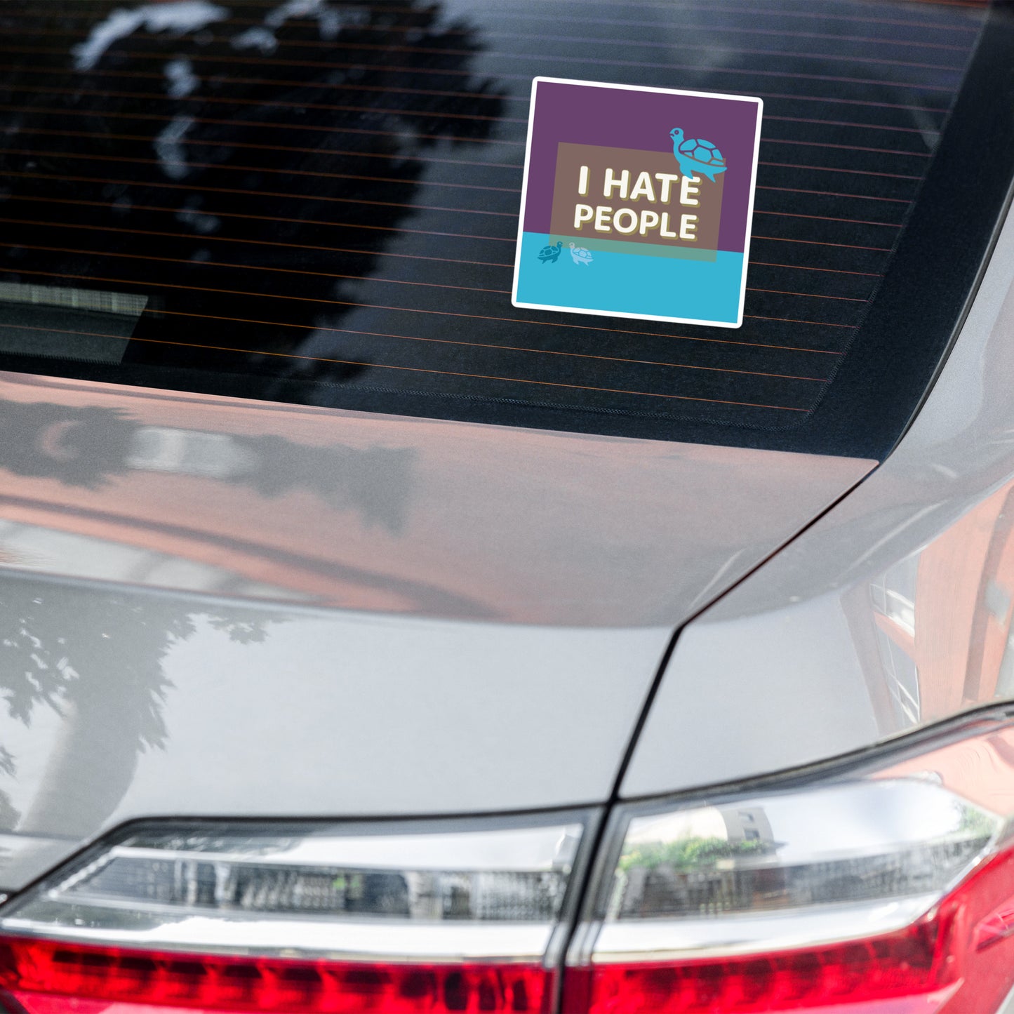 I HATE PEOPLE 3 Bubble-free stickers