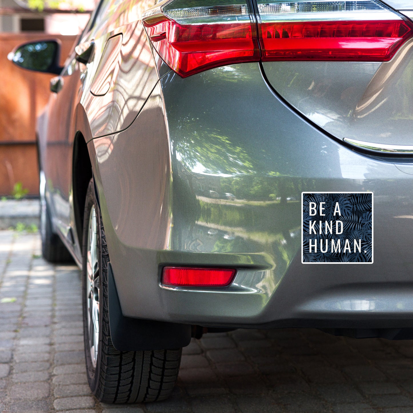 BE A KIND HUMAN Bubble-free stickers