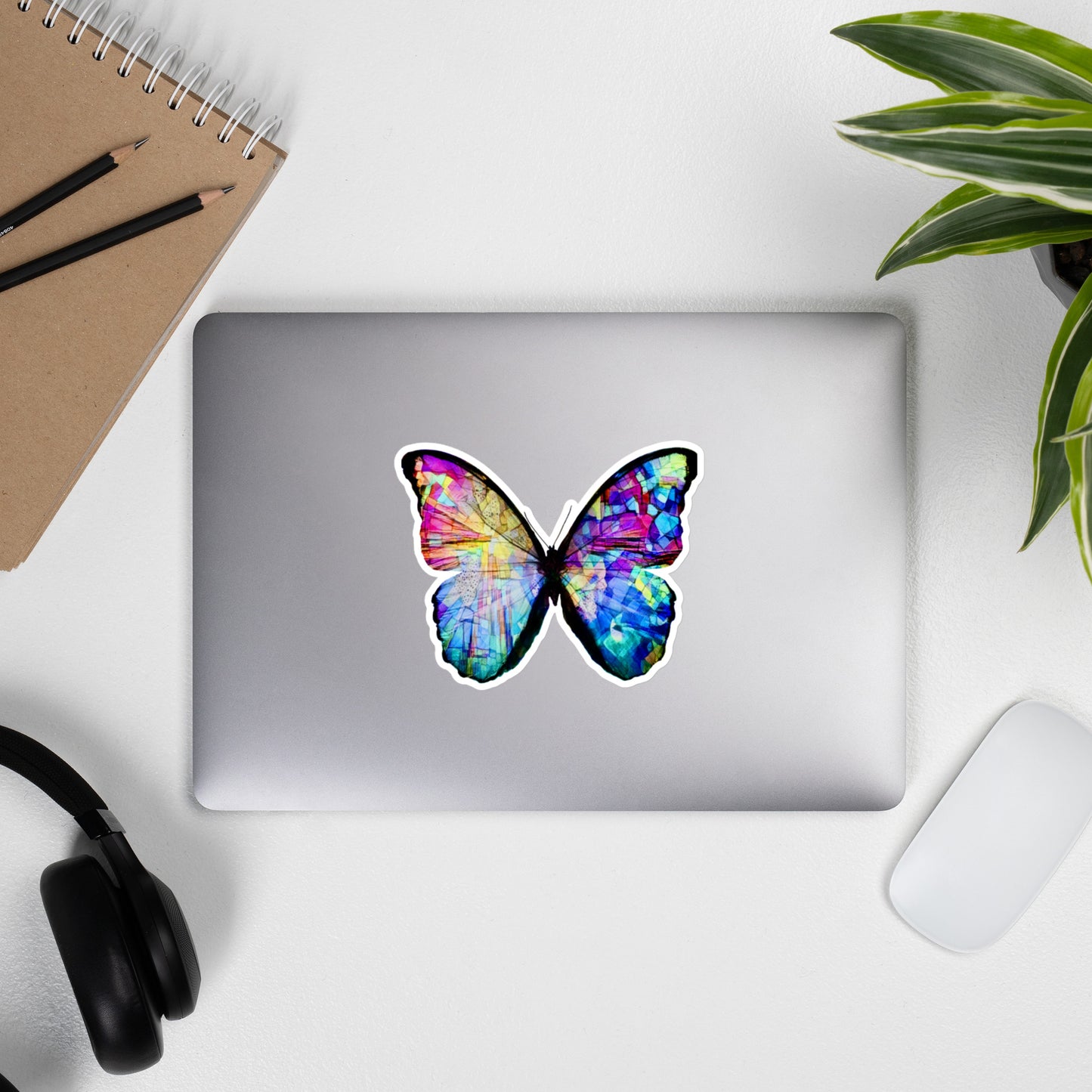 WATERCOLOR BUTTERFLY Bubble-free stickers