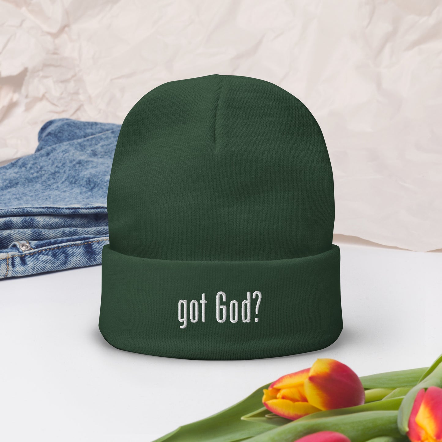 GOT GOD? Embroidered Beanie