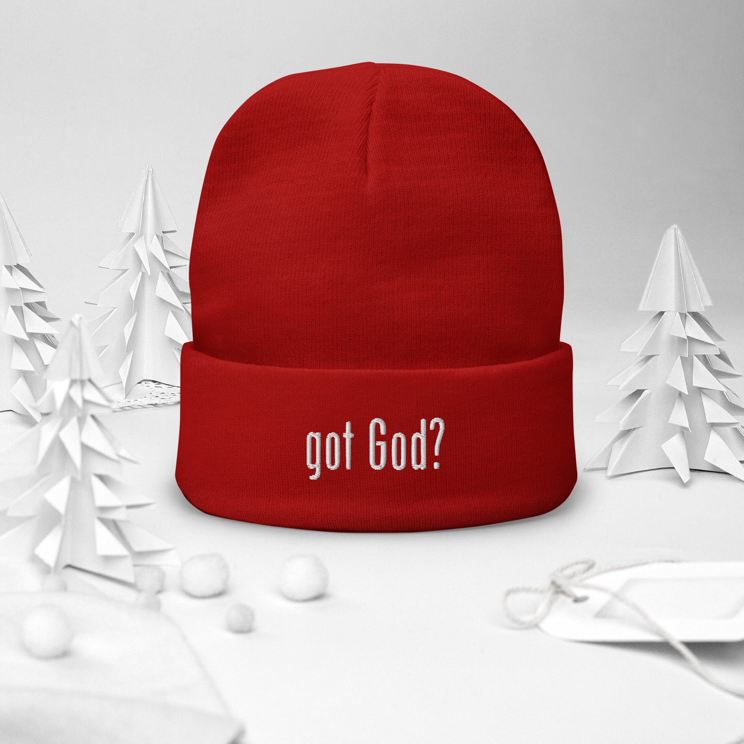 GOT GOD? Embroidered Beanie