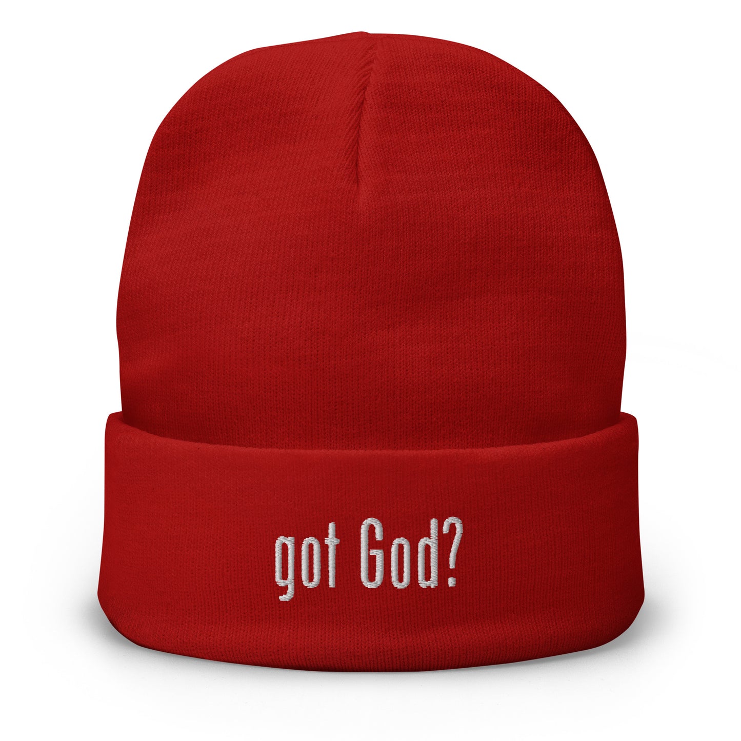 GOT GOD? Embroidered Beanie