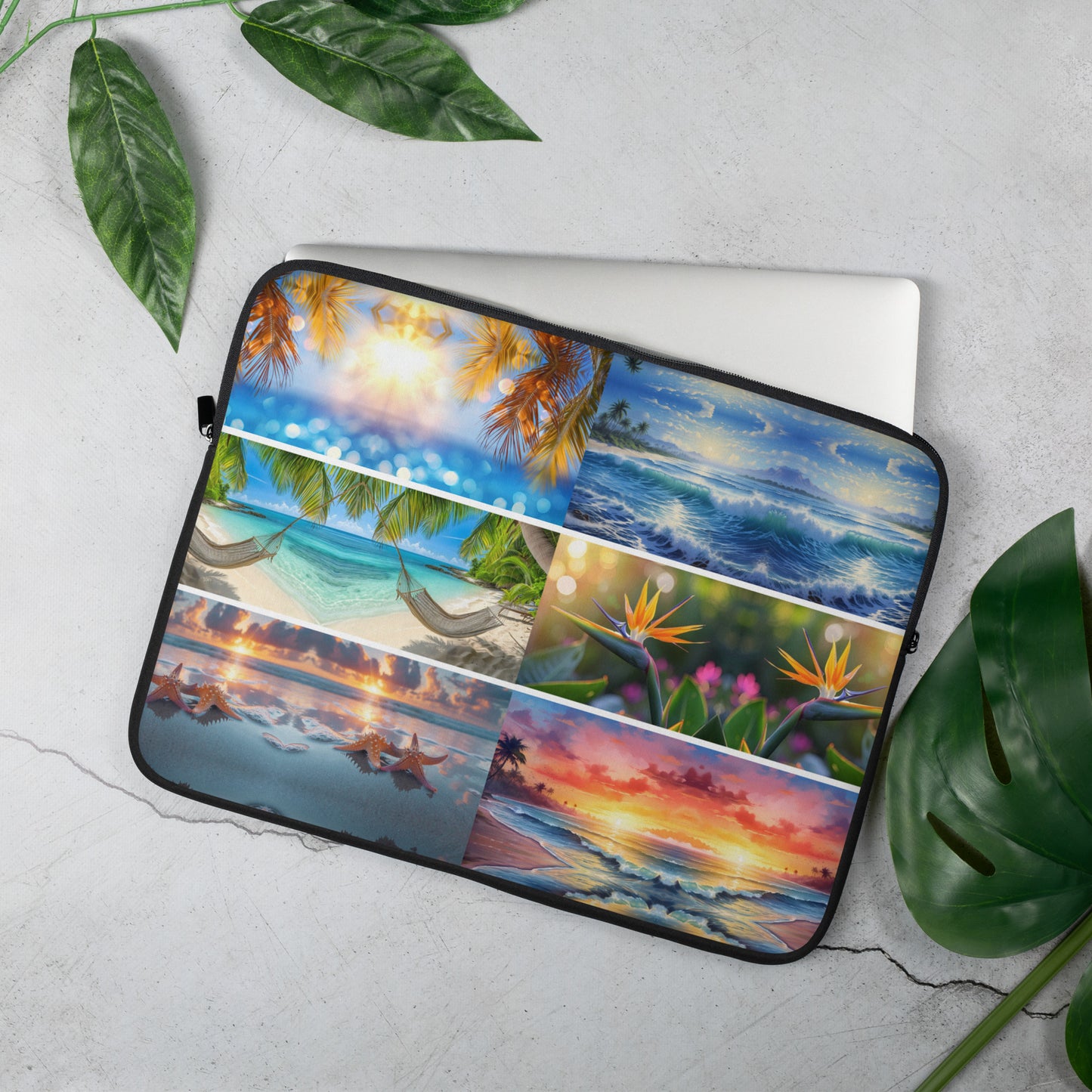 TROPICAL VIBES Laptop Sleeve