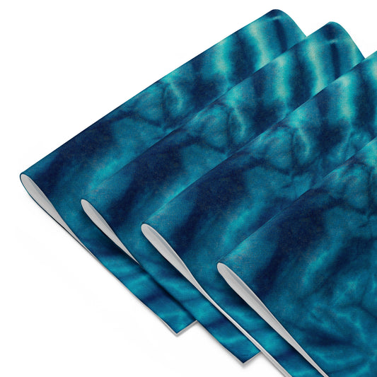 OCEAN BLUES TIE DYE Placemat Set