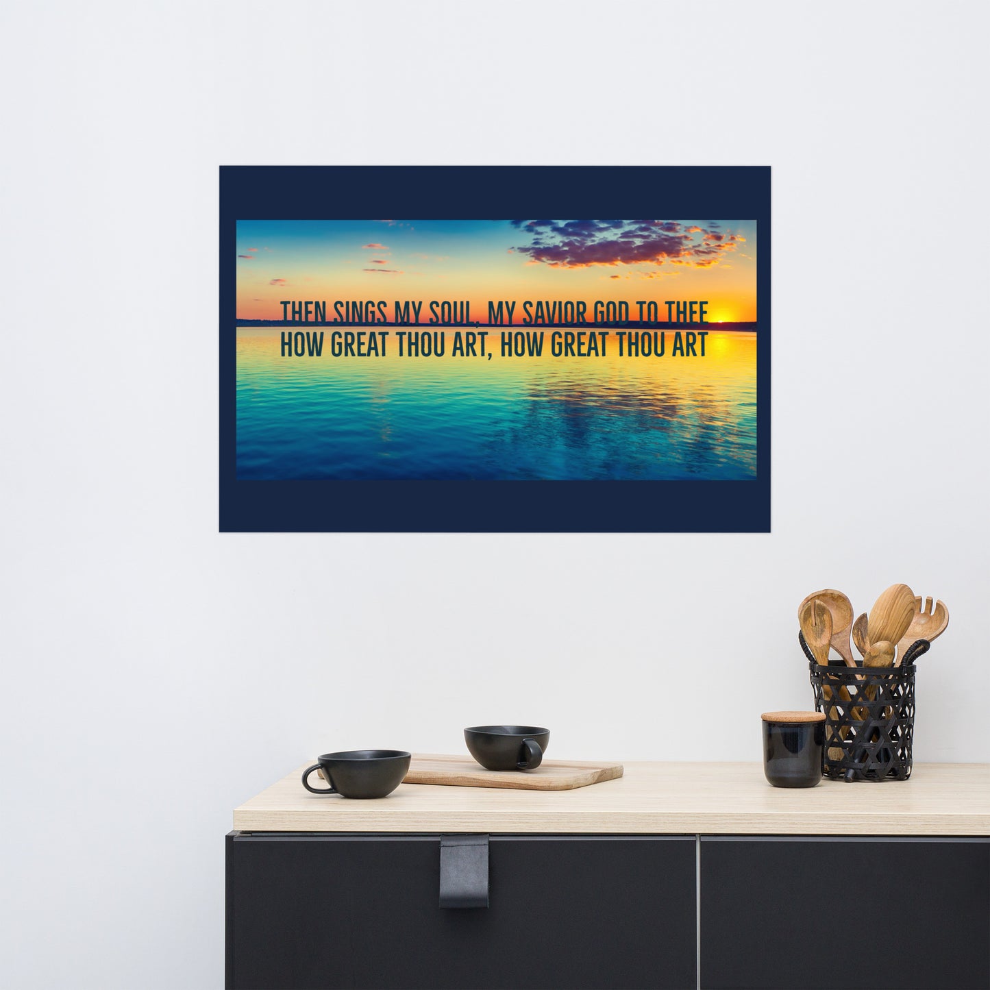 HOW GREAT THOU ART 2 Photo paper poster