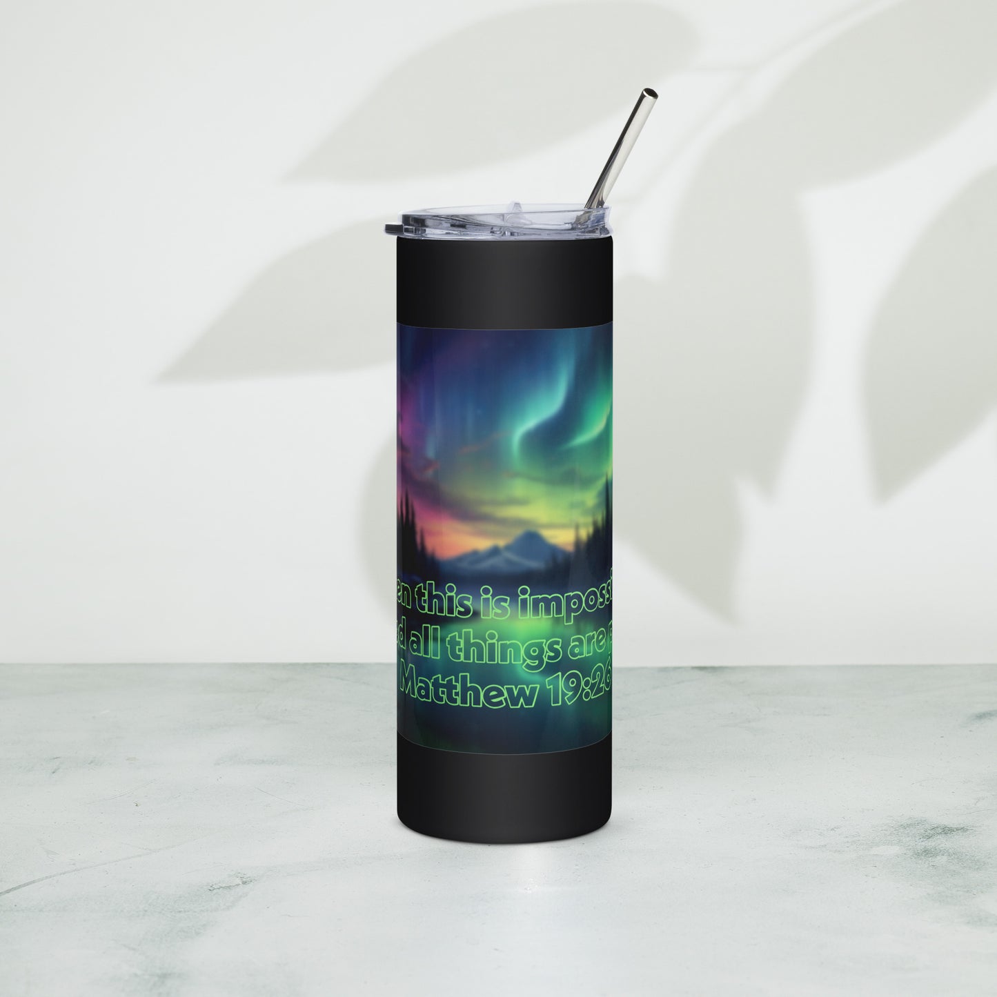 Stainless steel tumbler