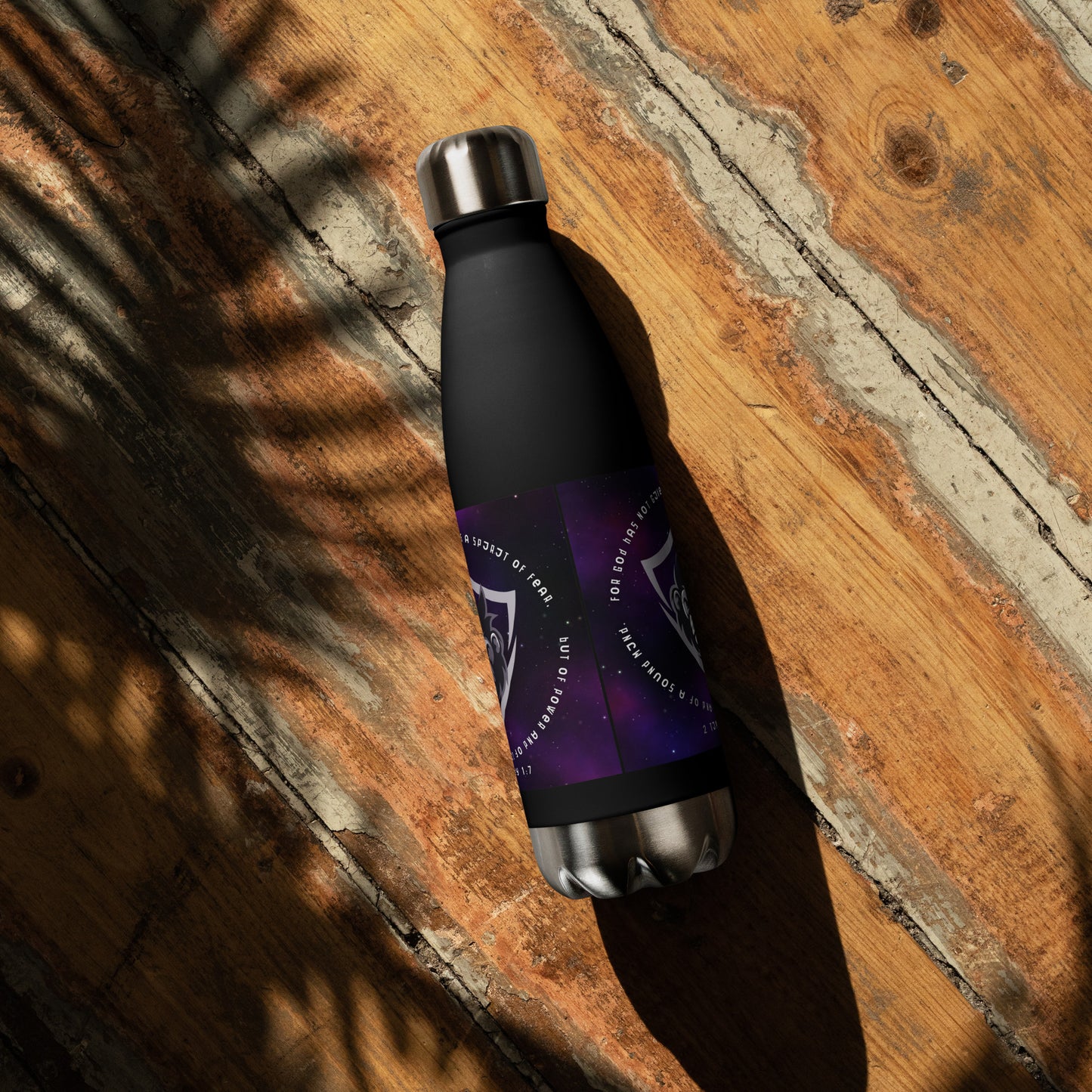 Stainless steel water bottle