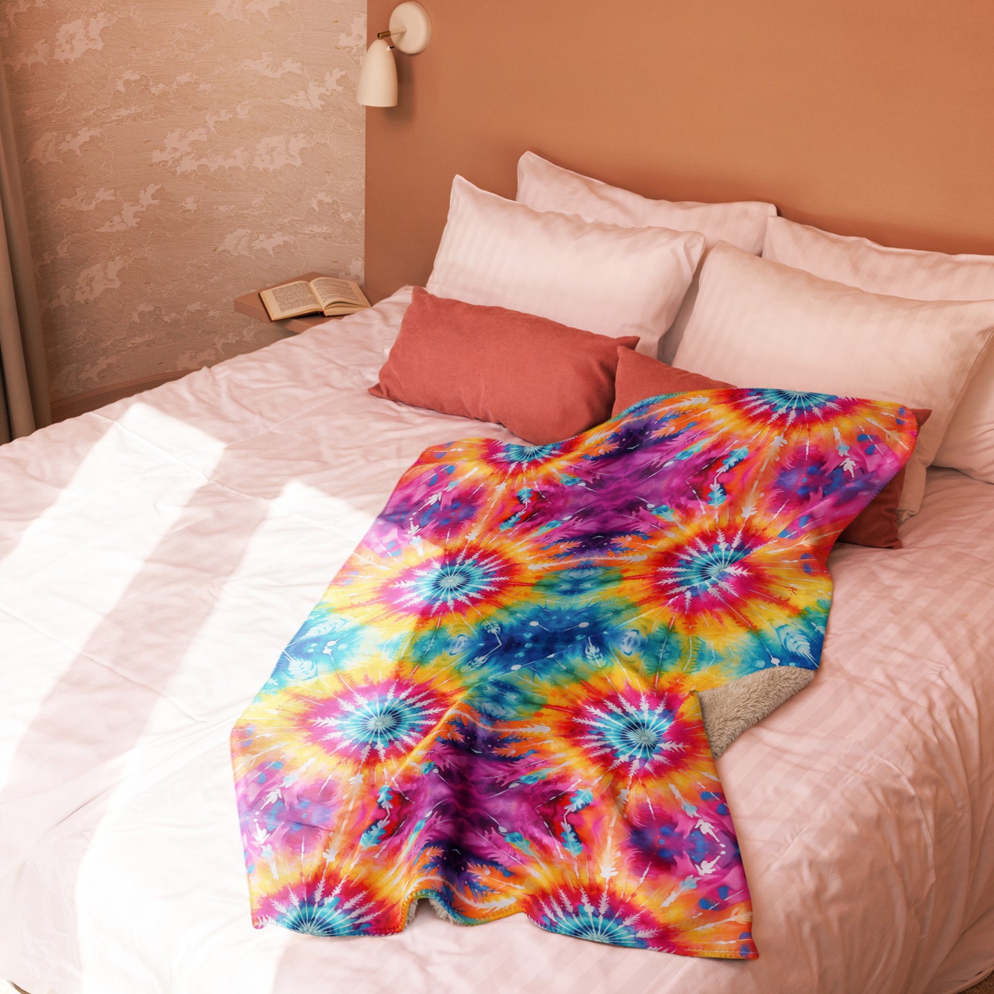 SO COOL TIE DYE Sherpa blanket