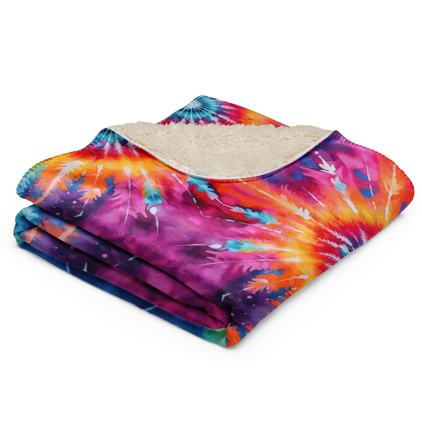 SO COOL TIE DYE Sherpa blanket