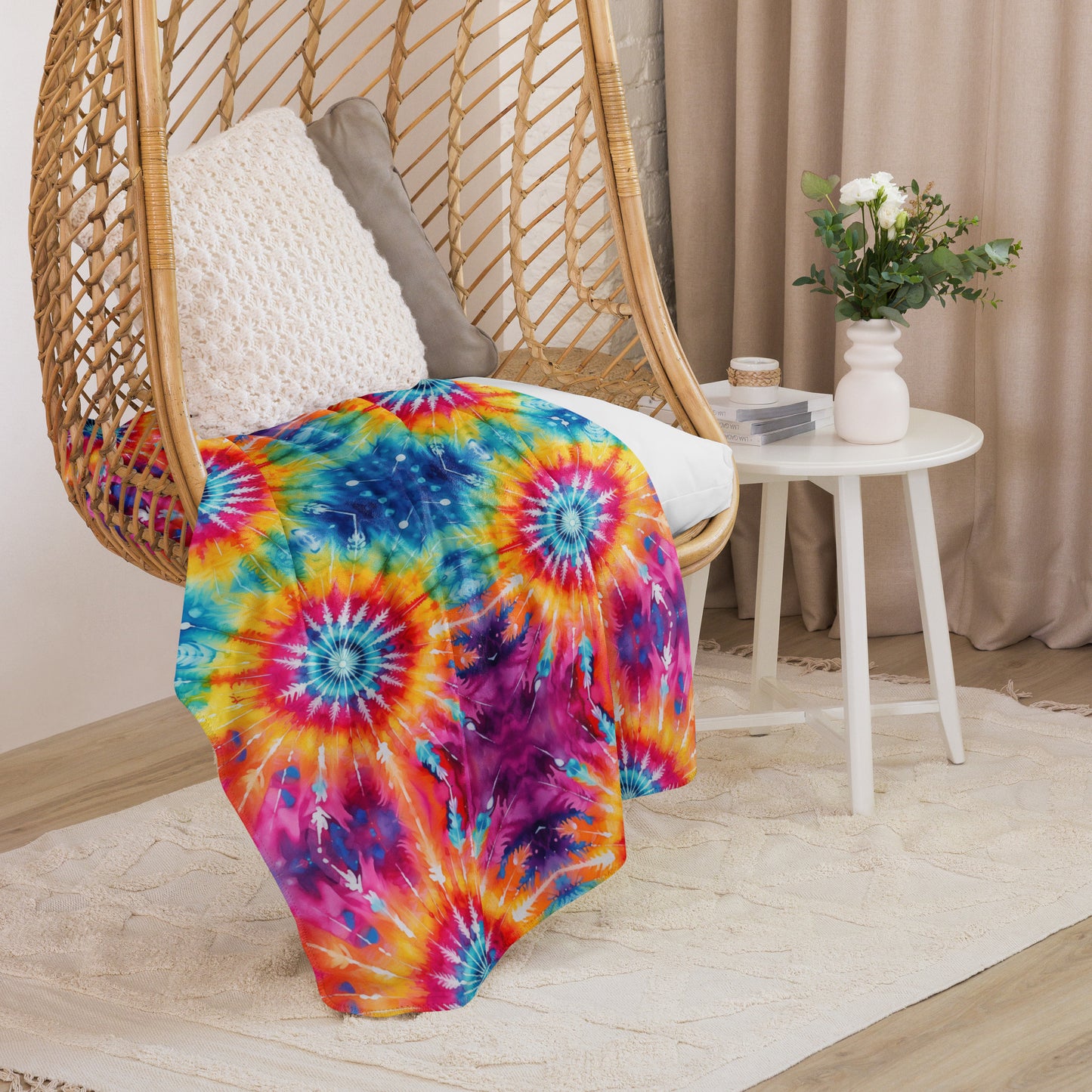 SO COOL TIE DYE Sherpa blanket