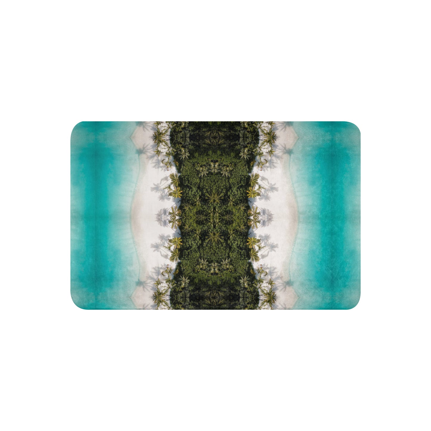 MIRRORED BEACHES Sherpa blanket