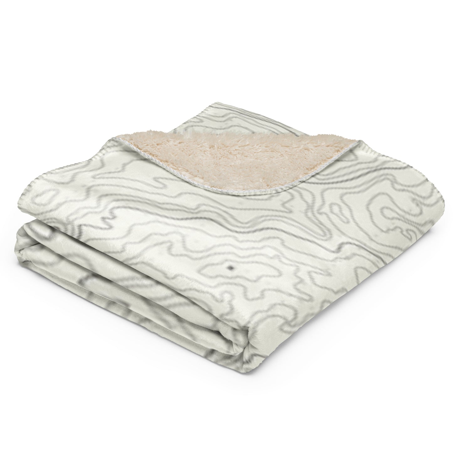 COOL GEOLOGICAL LINES Sherpa blanket